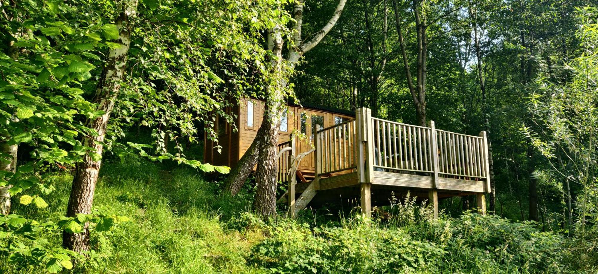Pike'S Cabin In The Woods Hebden Bridge Exteriér fotografie